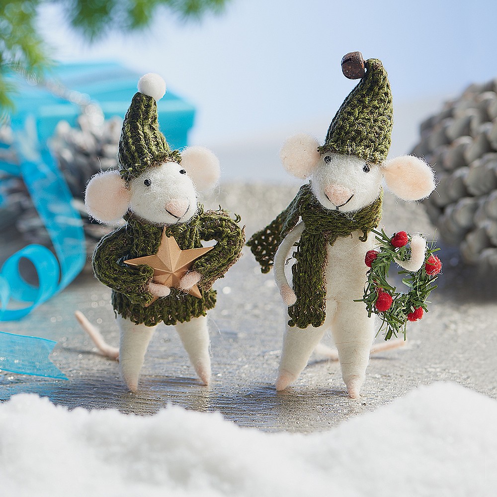 Bamberg Festive Mice Decorations Decorative Accessories