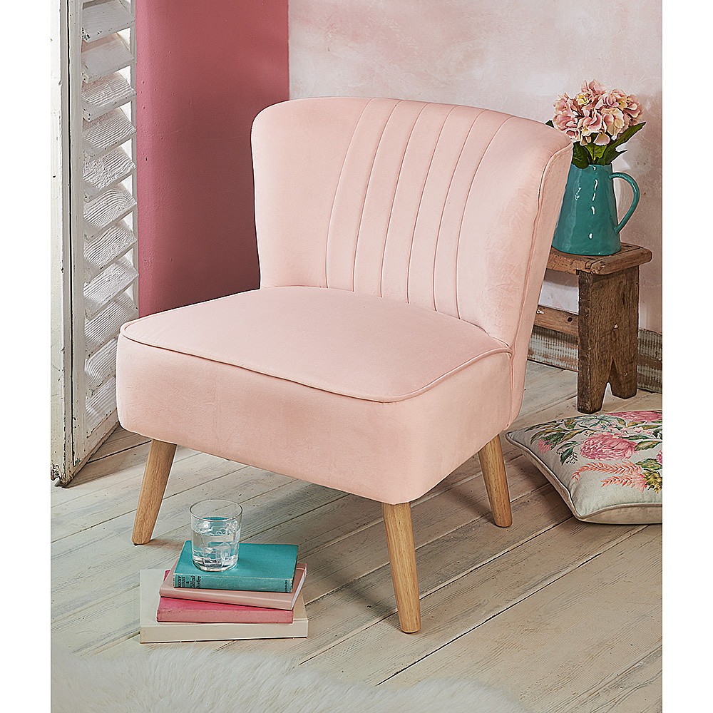 pink rose chair