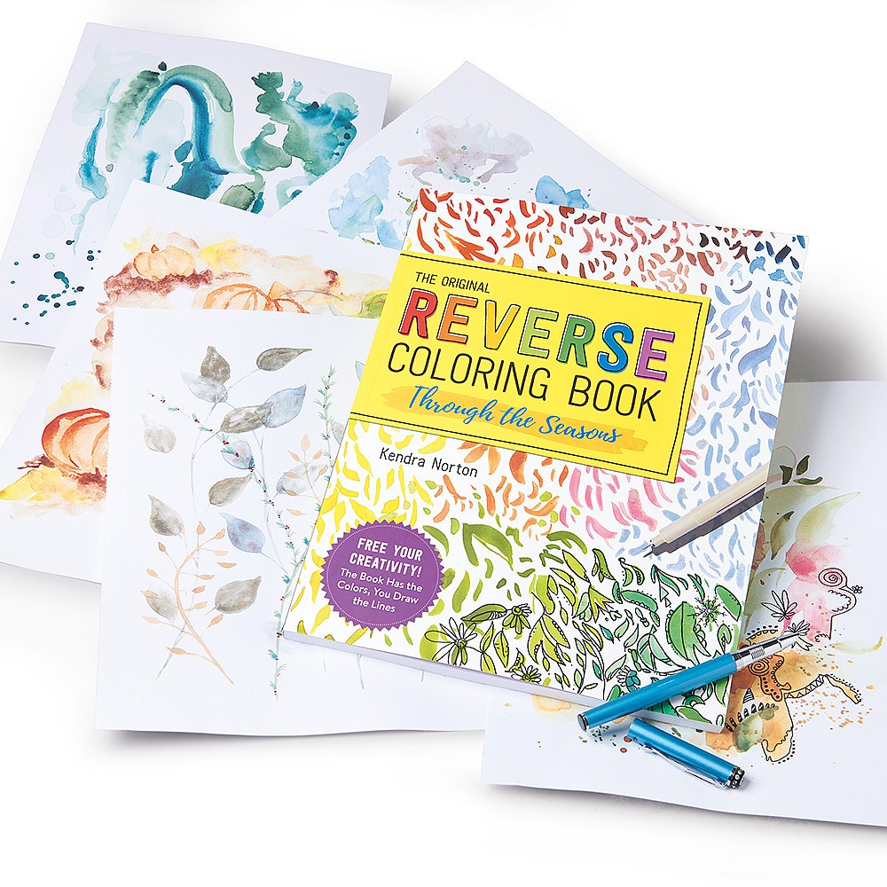 The Reverse Coloring BookTM: Through the Seasons: The Book Has the Colors, You Make the Lines [Book]