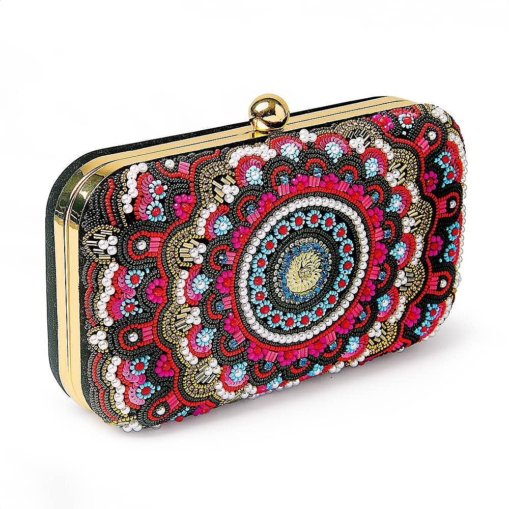 Beaded clutch bag uk online