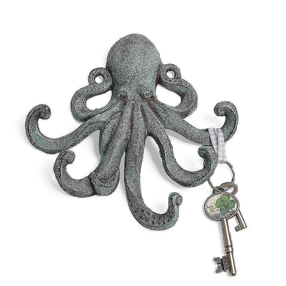 Octopus Wall Hooks for Coat with 4 Hooks, Entryway Hat Purse Hanger for Hanging  Coat Clothes, Keys, Towels, Bag, Scarf : : Home