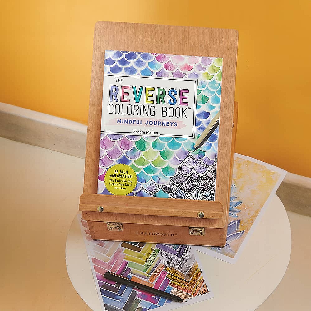 Mindful Journeys Reverse Colouring Book Culture Vulture