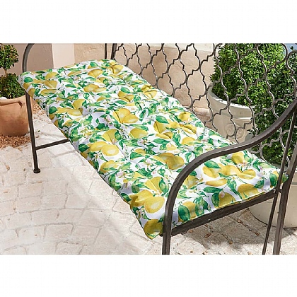 Small outdoor bench online cushion